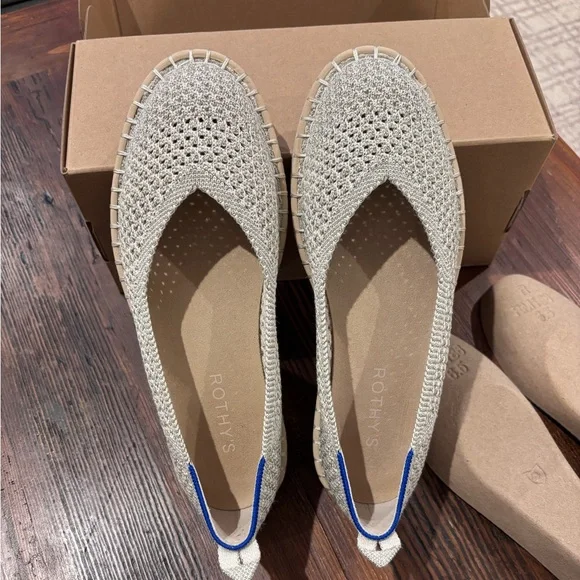 Rothy's The Espadrille Metallic Flat (size 6.5) - Picture 13 of 16